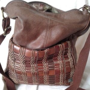 The Sak brown leather crossbody